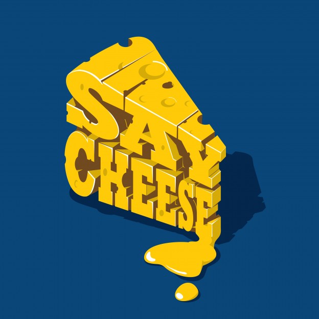 Say Cheese vector graphic