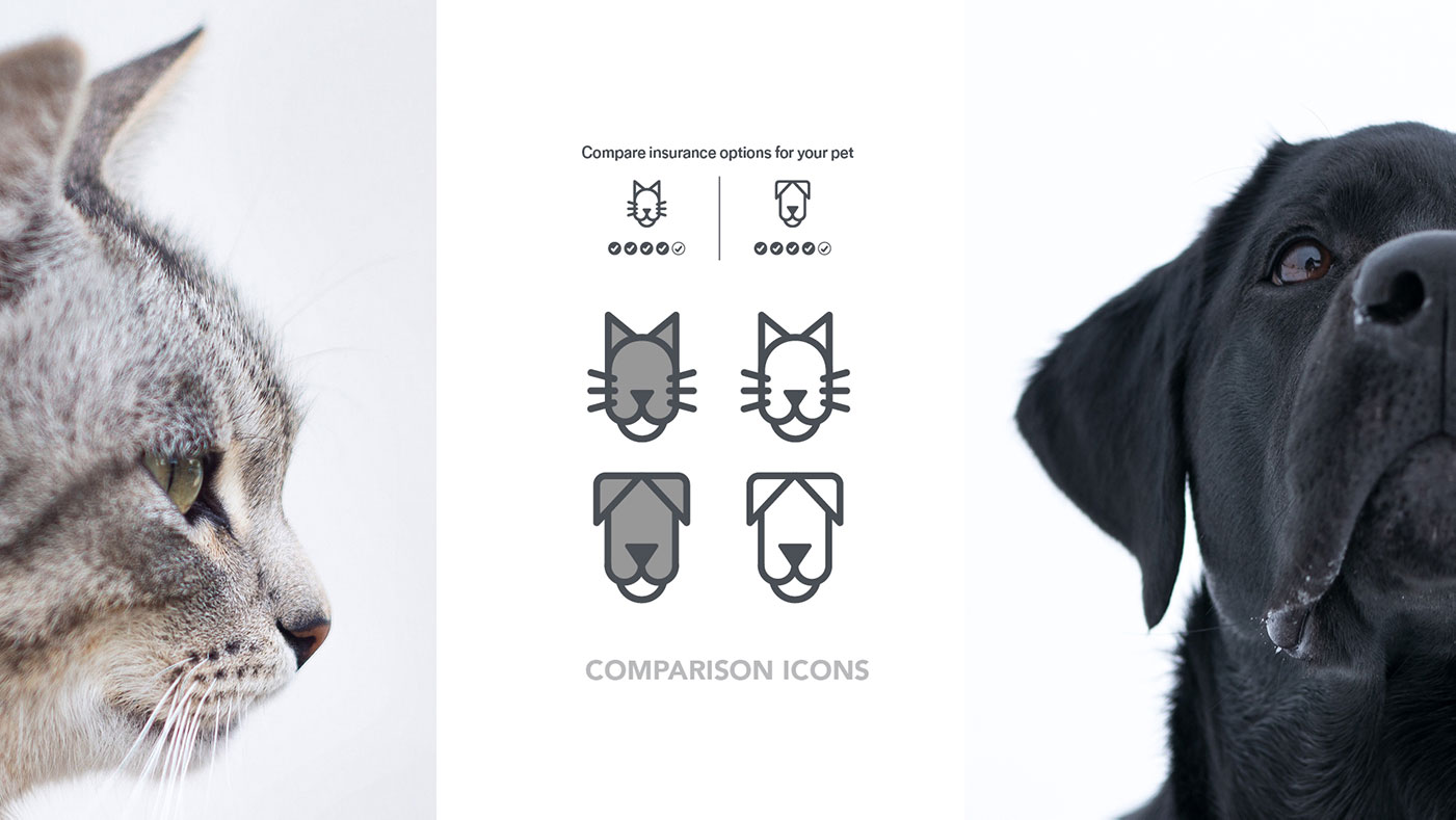 Insure Pet Comparison Icons