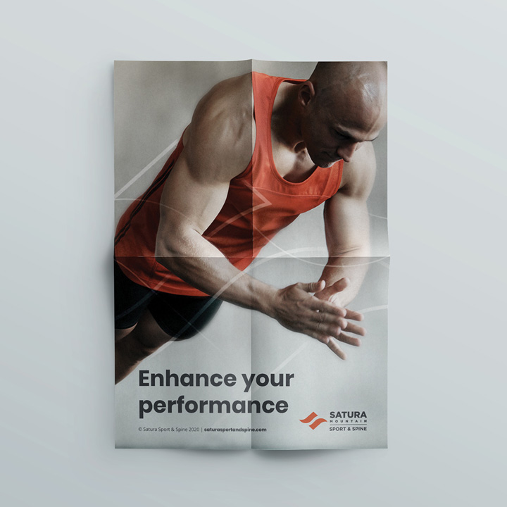 sport and spine poster design
