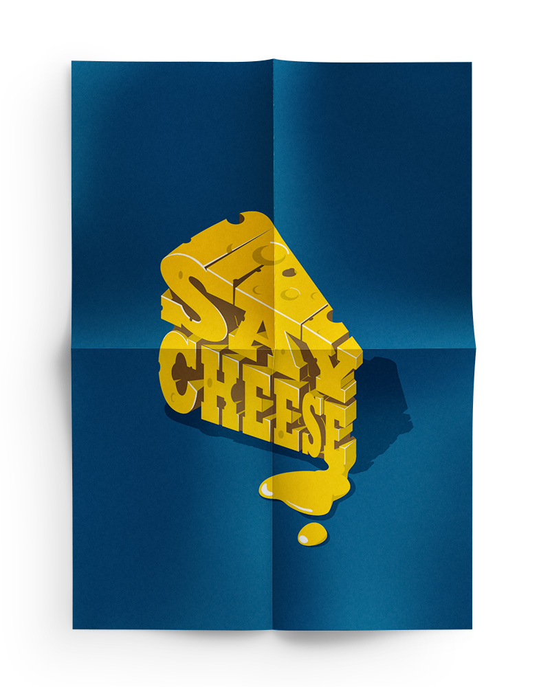 say cheese poster